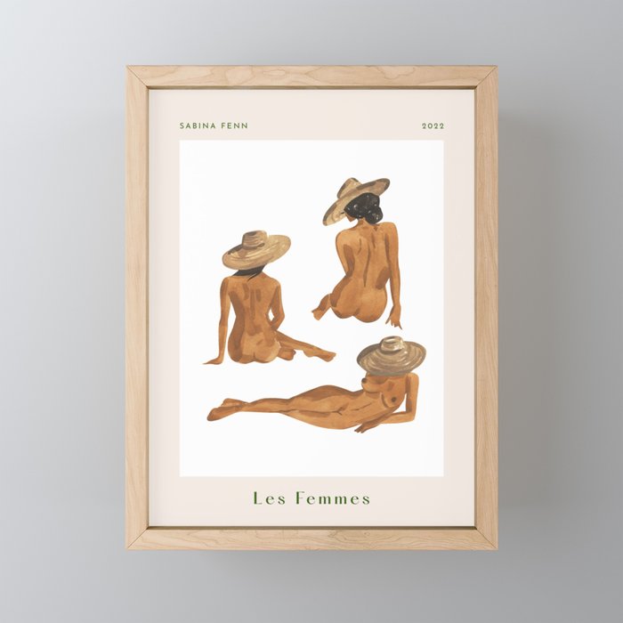 Figure Study Poster Mini Art Print Gallery Image 1
