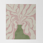 Modern Plant #3 Throw Blanket Gallery Image 2