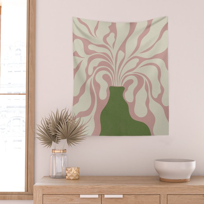 Modern Plant #3 Wall Tapestry Gallery Image 2