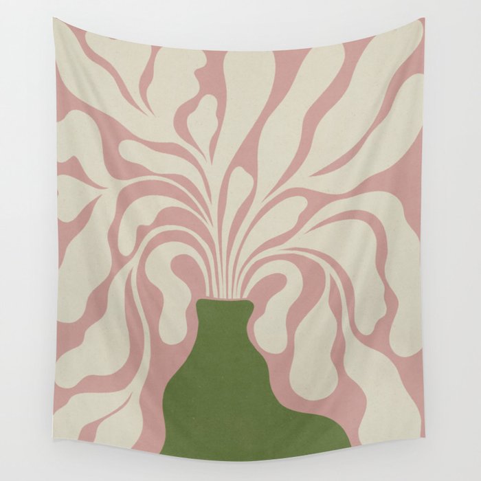 Modern Plant #3 Wall Tapestry Gallery Image 4