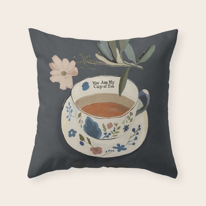You are My Cup of Tea Throw Pillow Gallery Image 6