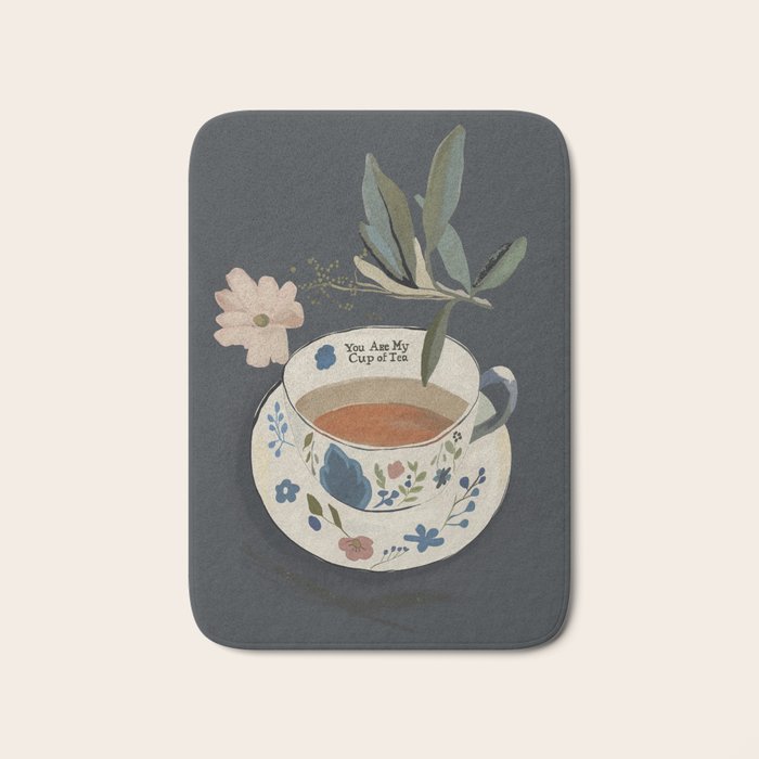 You are My Cup of Tea Bath Mat Gallery Image 1