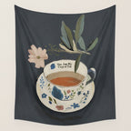 You are My Cup of Tea Wall Tapestry Gallery Image 4