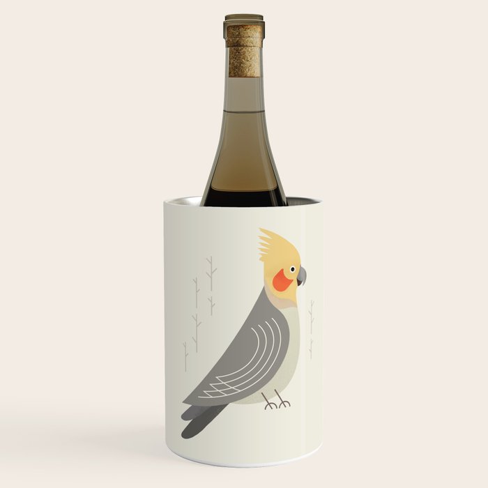 Cockatiel, Bird of Australia Wine Chiller Gallery Image 3