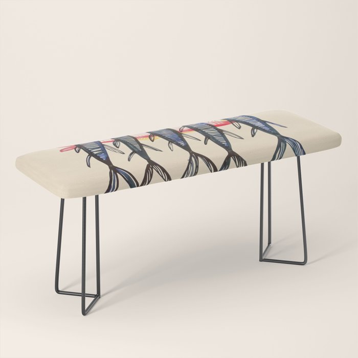 Deep Sea Stripes Bench Gallery Image 1
