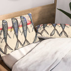 Deep Sea Stripes Pillow Sham Gallery Image 2