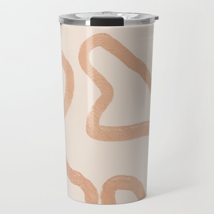 Abstract line art 75 Travel Mug Gallery Image 1