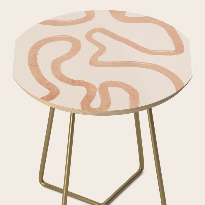 Abstract line art 75 Side Table Gallery Image 2