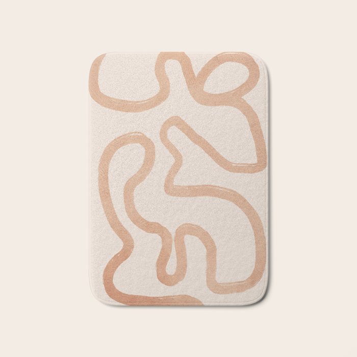 Abstract line art 75 Bath Mat Gallery Image 1
