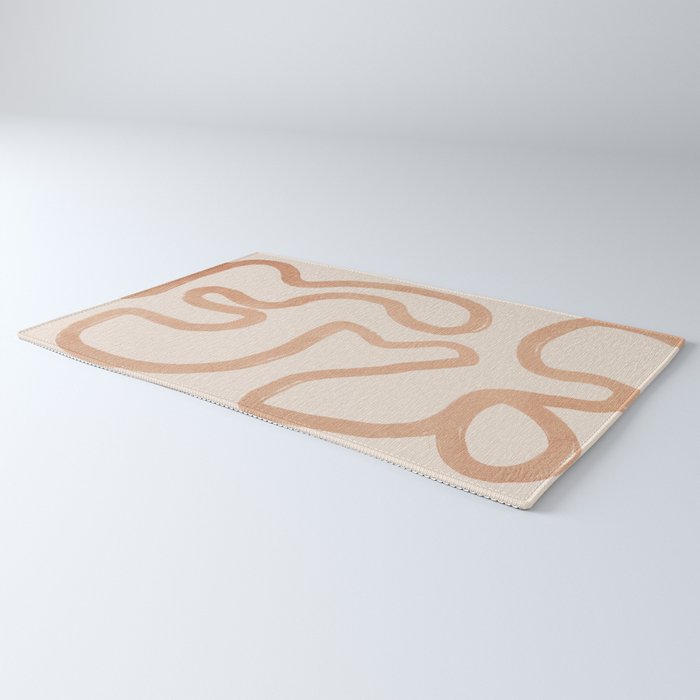 Abstract line art 75 Rug Gallery Image 3