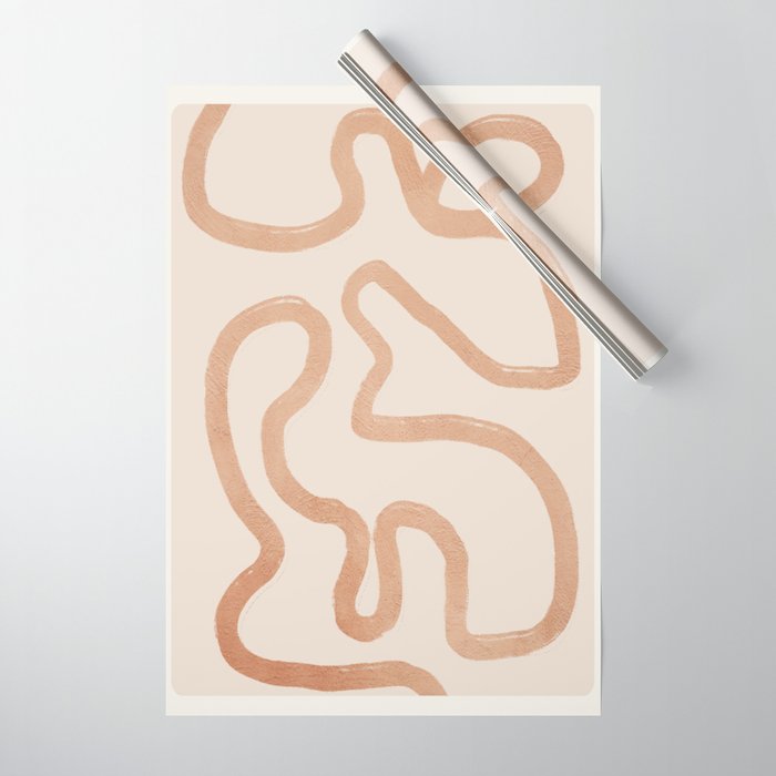 Abstract line art 75 Wrapping Paper Gallery Image 1