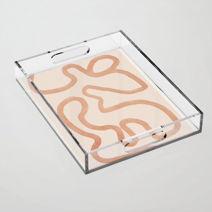 Abstract line art 75 Acrylic Tray Gallery Image 1