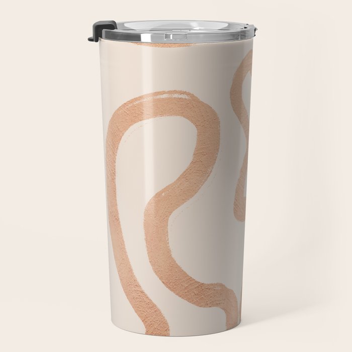 Abstract line art 75 Travel Mug Gallery Image 3