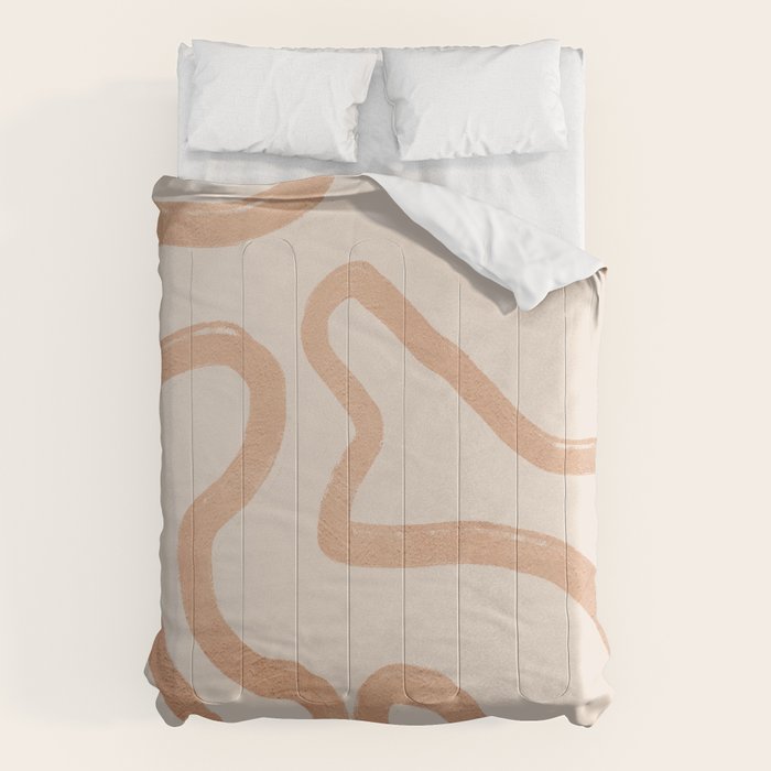 Abstract line art 75 Comforter Gallery Image 1