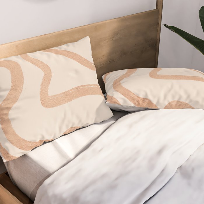 Abstract line art 75 Pillow Sham Gallery Image 2