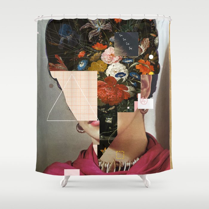 Ruhe in Frida Shower Curtain Gallery Image 1