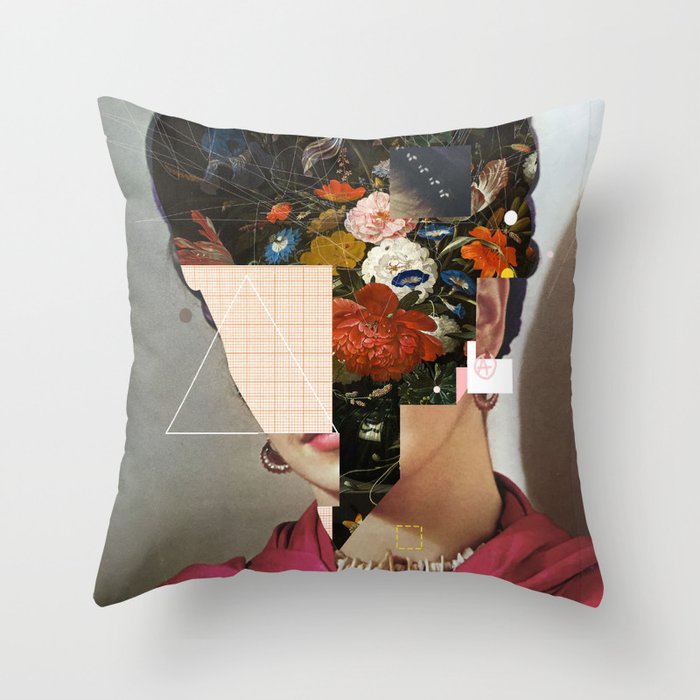 Ruhe in Frida Throw Pillow Gallery Image 6