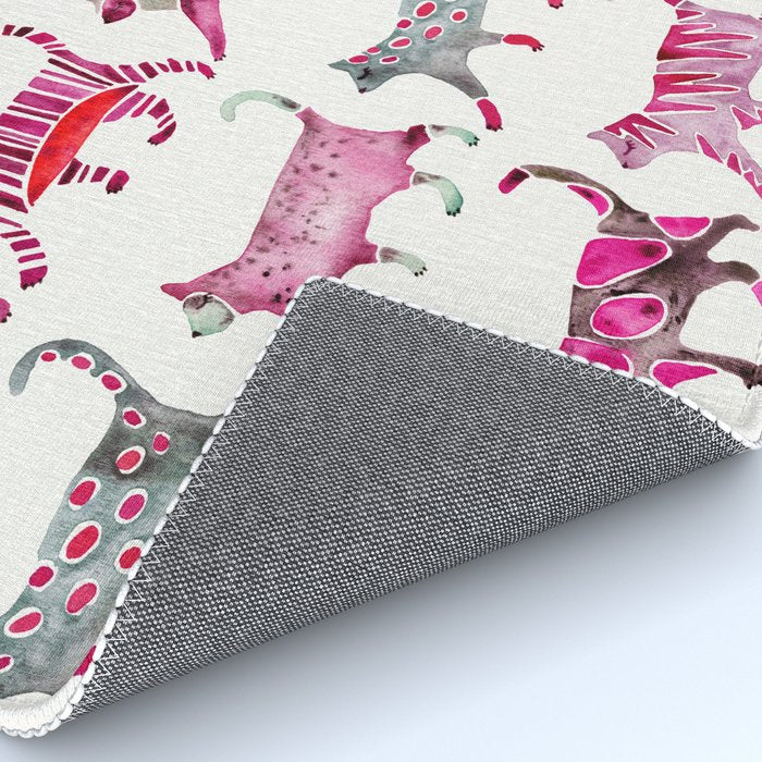 Cat Collection - Magenta Palette Rug Gallery Image 4