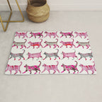 Cat Collection - Magenta Palette Rug Gallery Image 1