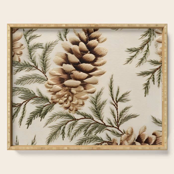 Pinecone Enchantment Serving Tray Gallery Image 1