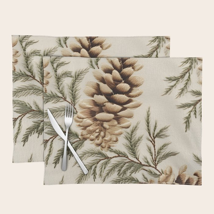 Pinecone Enchantment Placemat Gallery Image 1