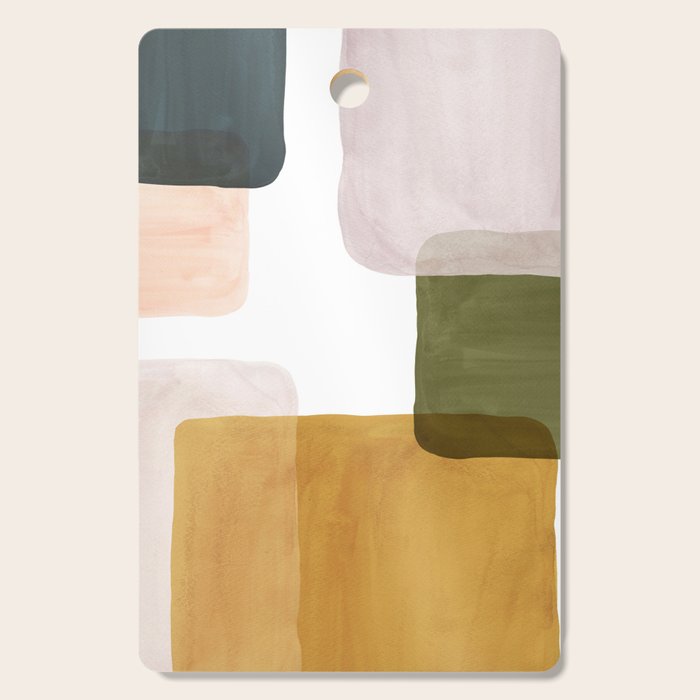 Multicolor abstract shapes Cutting Board Gallery Image 1