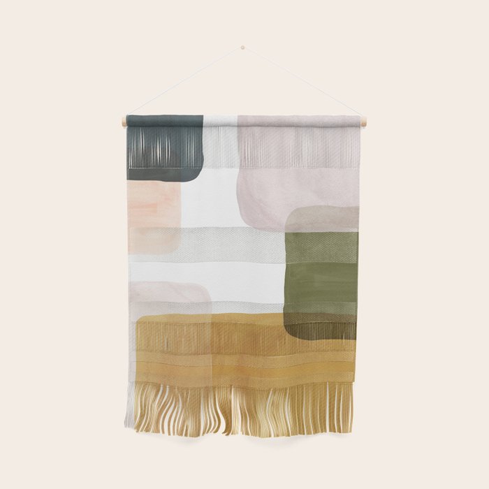 Multicolor abstract shapes Wall Hanging Gallery Image 1