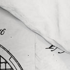 Tennis Racket Patent - Tennis Lover Coach Player Fan Art - White Comforter Gallery Image 4