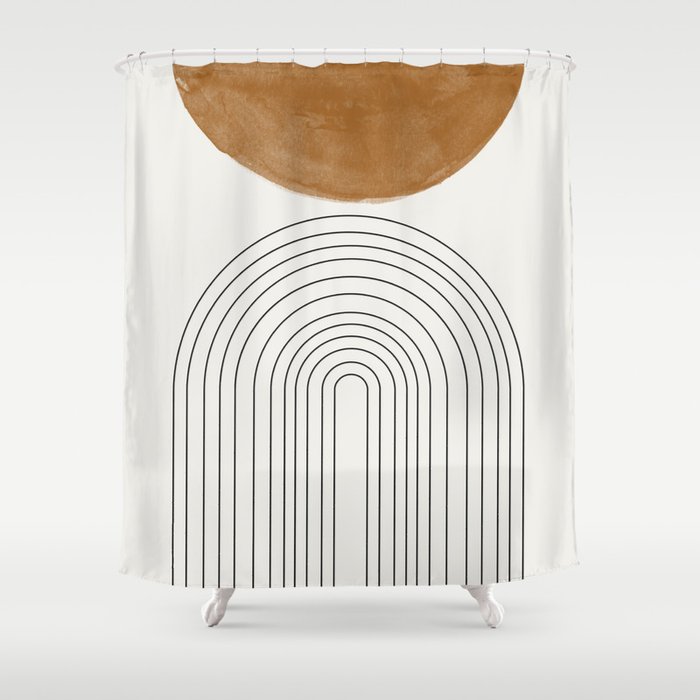 Minimalist Space Shower Curtain Gallery Image 1