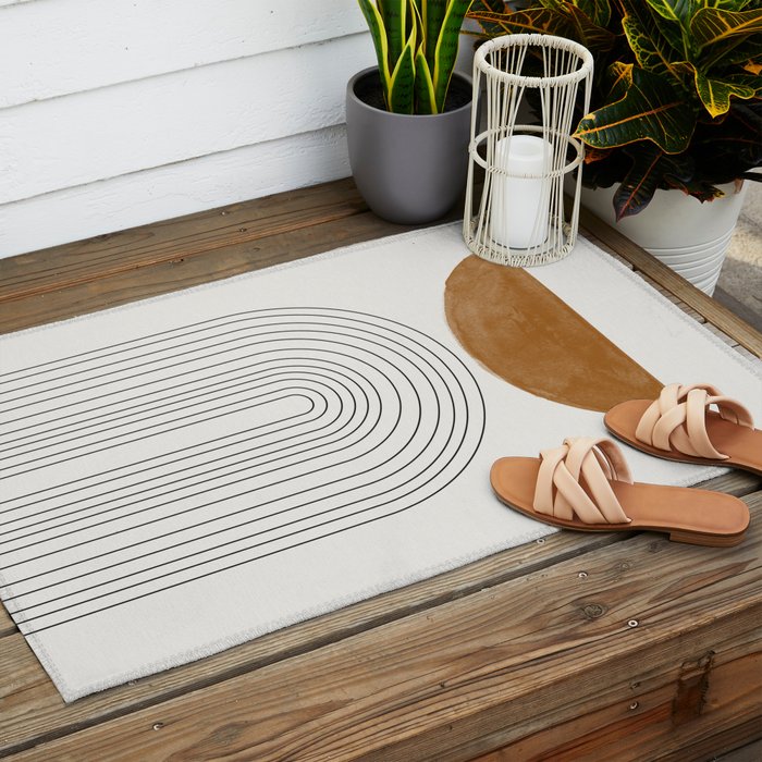 Minimalist Space Outdoor Rug Gallery Image 2