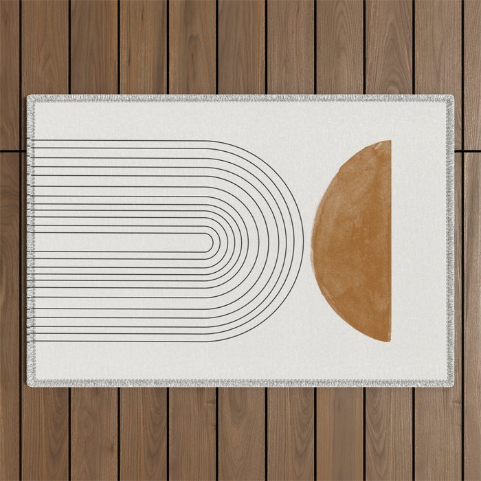 Minimalist Space Outdoor Rug Gallery Image 1