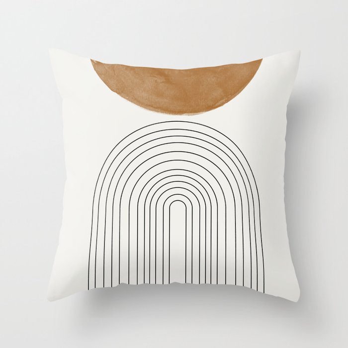 Minimalist Space Throw Pillow Gallery Image 1