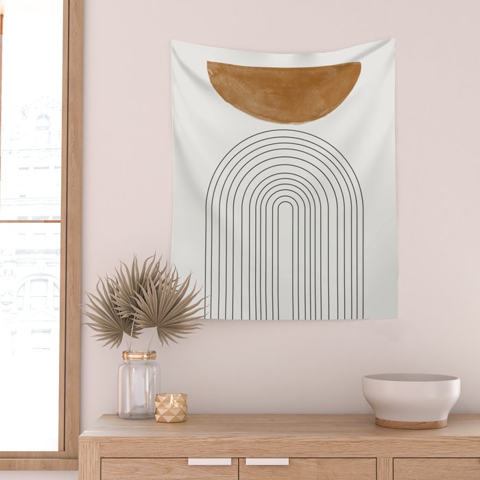 Minimalist Space Wall Tapestry Gallery Image 2