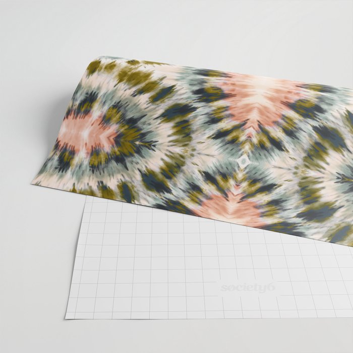 Mosaic tie dye 45B Wrapping Paper Gallery Image 2