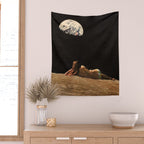 Moon Vacay Wall Tapestry Gallery Image 2