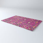 Uzbekistan Rug Deep Pink Rug Gallery Image 3