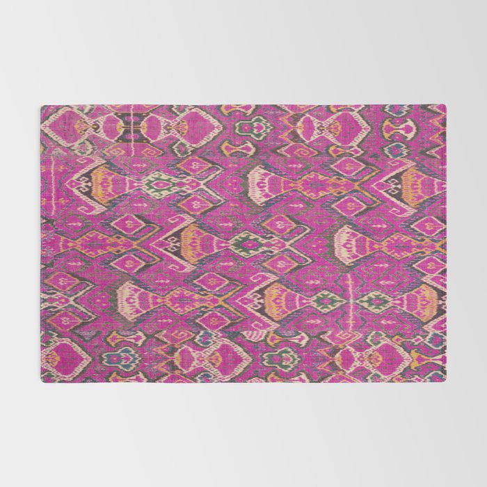 Uzbekistan Rug Deep Pink Rug Gallery Image 2