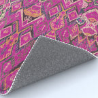Uzbekistan Rug Deep Pink Rug Gallery Image 4
