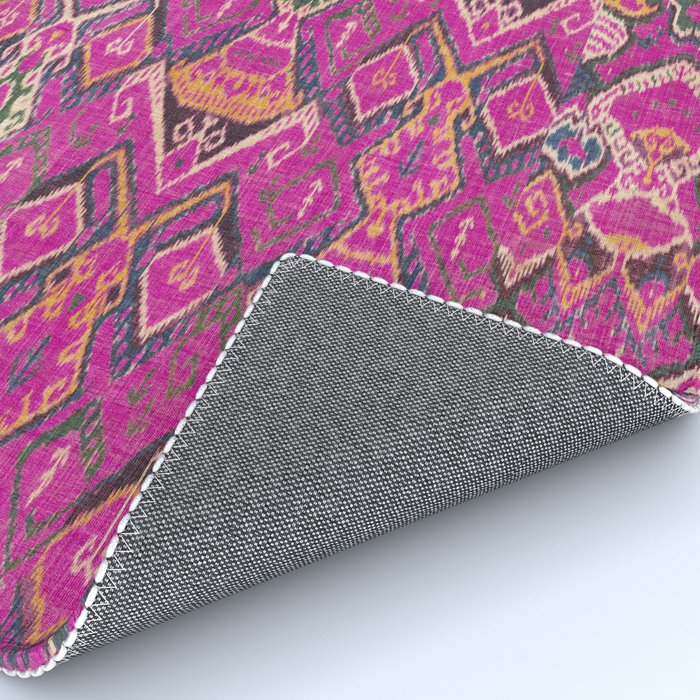 Uzbekistan Rug Deep Pink Rug Gallery Image 4