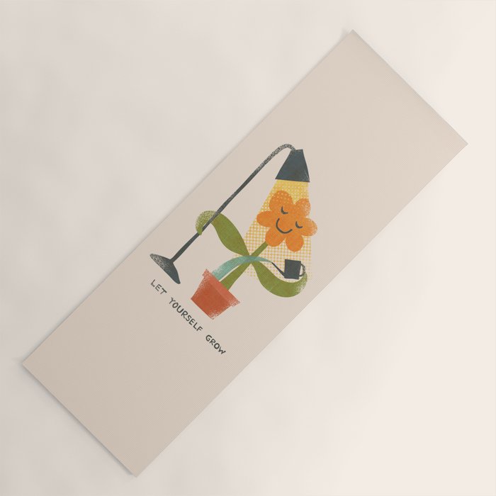 Let yourself grow Yoga Mat Gallery Image 1