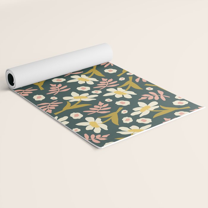 Fall Floral  Yoga Mat Gallery Image 2