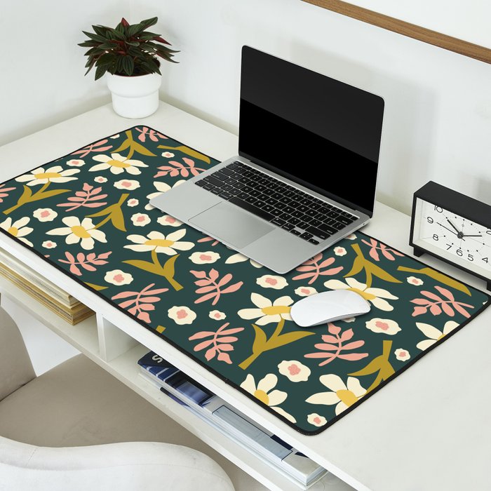 Fall Floral  Desk Mat Gallery Image 2