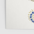Snake Skeleton - Navy & Gold Palette Poster Gallery Image 3