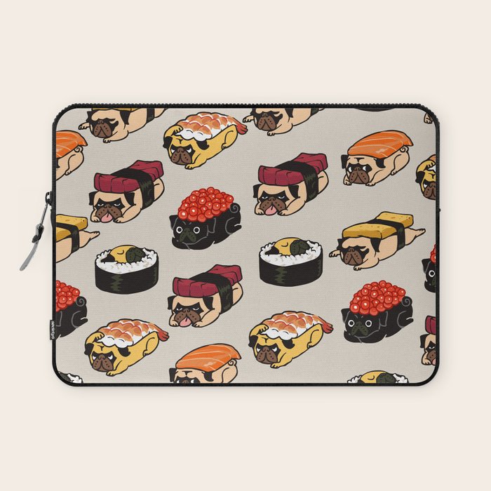 Sushi Pug Laptop Sleeve Gallery Image 1