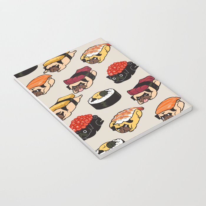Sushi Pug Notebook Gallery Image 3