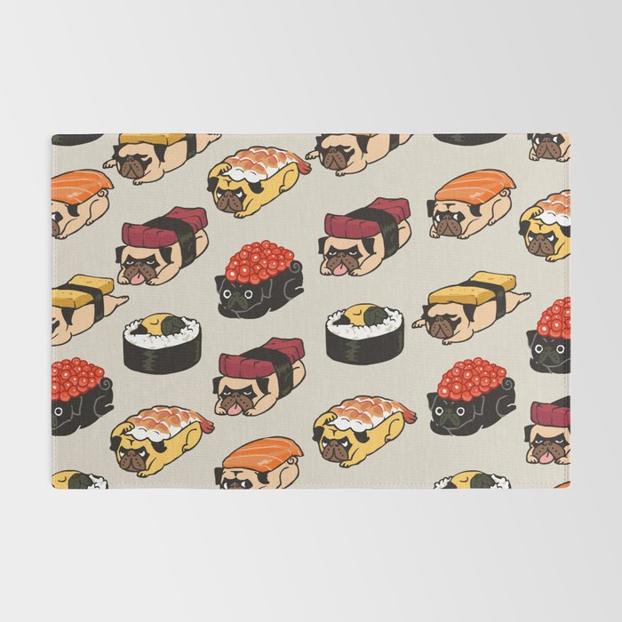 Sushi Pug Rug Gallery Image 2