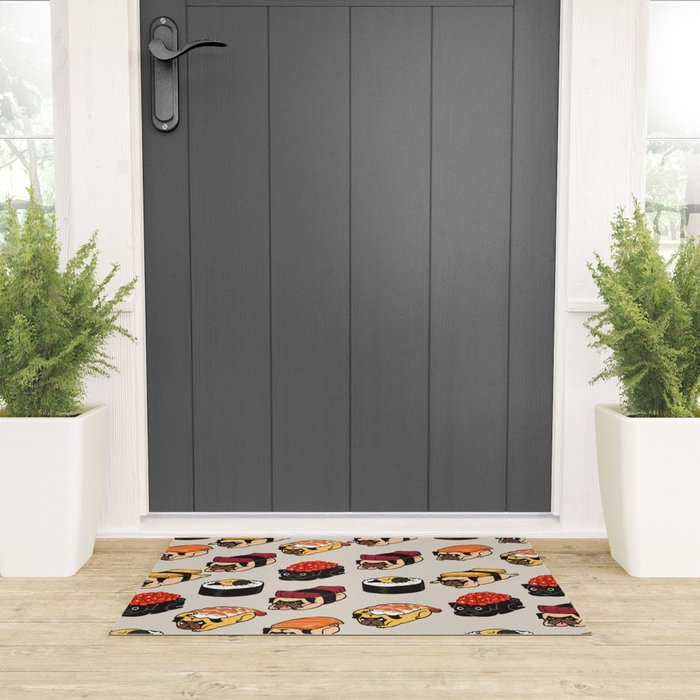Sushi Pug Welcome Mat Gallery Image 3