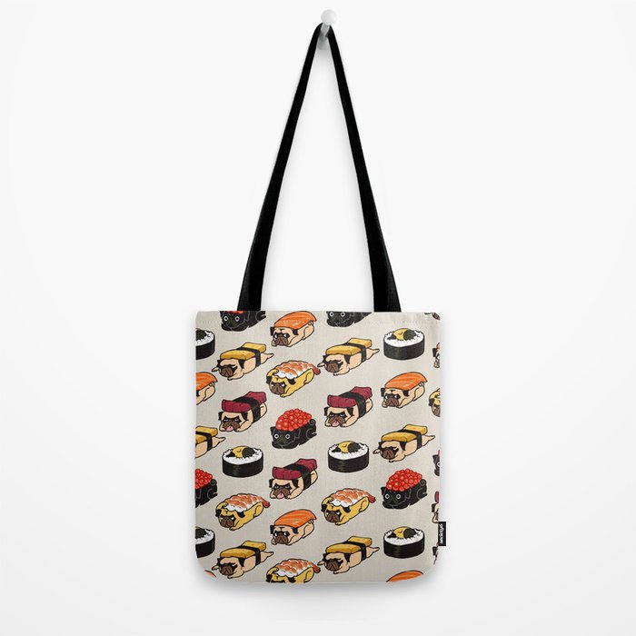 Sushi Pug Tote Bag Gallery Image 2