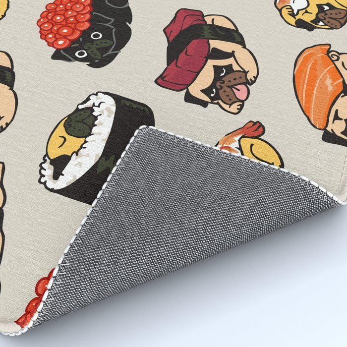 Sushi Pug Rug Gallery Image 4