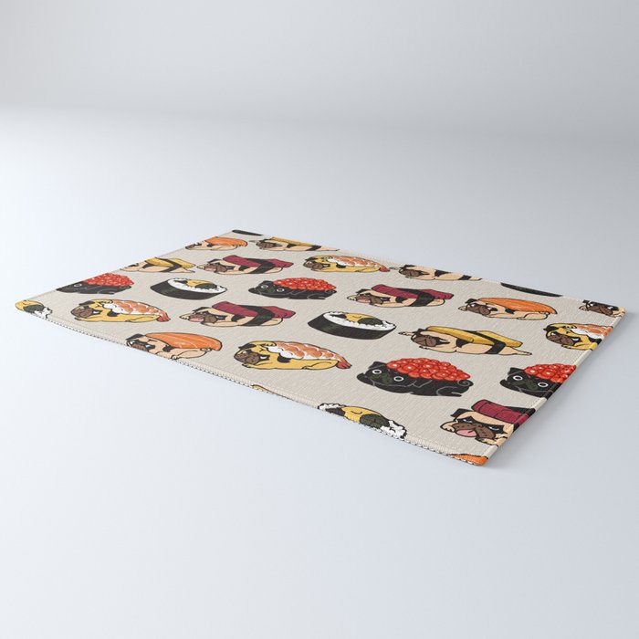 Sushi Pug Rug Gallery Image 3